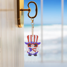 Load image into Gallery viewer, Independence Day Series DIY Keychain Double Side Special Shaped Gift for Kid(#4)

