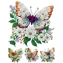 Load image into Gallery viewer, Diamond Painting - Partial Special Shaped - Butterfly (30*30CM)
