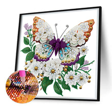 Load image into Gallery viewer, Diamond Painting - Partial Special Shaped - Butterfly (30*30CM)
