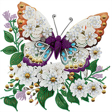 Load image into Gallery viewer, Diamond Painting - Partial Special Shaped - Butterfly (30*30CM)
