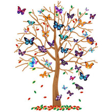 Load image into Gallery viewer, Diamond Painting - Partial Special Shaped - butterfly tree (30*40CM)
