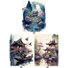 Load image into Gallery viewer, Diamond Painting - Full Round - watercolor buildings (30*40CM)
