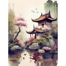 Load image into Gallery viewer, Diamond Painting - Full Round - watercolor buildings (30*40CM)
