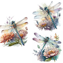 Load image into Gallery viewer, Diamond Painting - Full Round - watercolor dragonfly (30*30CM)
