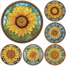 Load image into Gallery viewer, Diamond Painting - Partial Special Shaped - Sunflower Glass Art (30*30CM)
