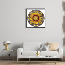 Load image into Gallery viewer, Diamond Painting - Partial Special Shaped - Sunflower Glass Art (30*30CM)
