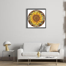 Load image into Gallery viewer, Diamond Painting - Partial Special Shaped - Sunflower Glass Art (30*30CM)
