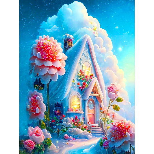 Diamond Painting - Full Round - seaside cottage (30*40CM)