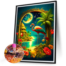 Load image into Gallery viewer, Diamond Painting - Full Round - flamingo habitat (30*40CM)
