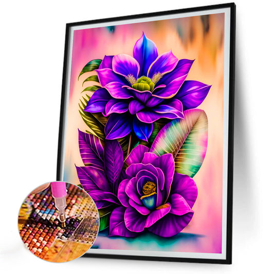 Diamond Painting - Full Round - falling flowers (30*40CM)