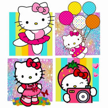 Load image into Gallery viewer, Diamond Painting - Full Round - hello kitty (40*40CM)
