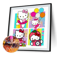 Load image into Gallery viewer, Diamond Painting - Full Round - hello kitty (40*40CM)
