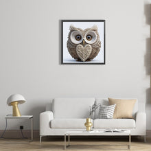 Load image into Gallery viewer, Diamond Painting - Full Round - heart shaped owl (30*30CM)
