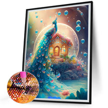 Load image into Gallery viewer, Diamond Painting - Full Round - fantasy peacock (30*40CM)
