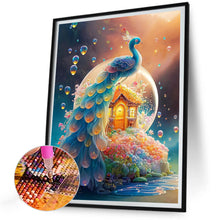 Load image into Gallery viewer, Diamond Painting - Full Round - fantasy peacock (30*40CM)
