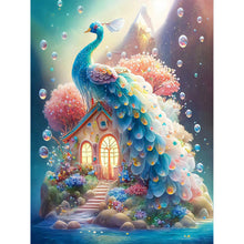 Load image into Gallery viewer, Diamond Painting - Full Round - fantasy peacock (30*40CM)

