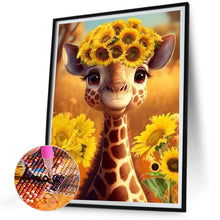 Load image into Gallery viewer, Diamond Painting - Full Round - cute giraffe (30*40CM)
