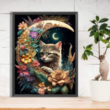 Load image into Gallery viewer, Diamond Painting - Full Round - kitten (30*40CM)
