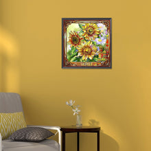 Load image into Gallery viewer, Diamond Painting - Full Round - blooming sunflower (30*30CM)
