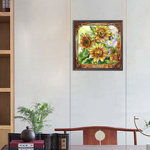 Load image into Gallery viewer, Diamond Painting - Full Round - blooming sunflower (30*30CM)
