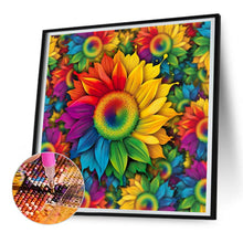 Load image into Gallery viewer, Diamond Painting - Full Round - blooming sunflower (30*30CM)
