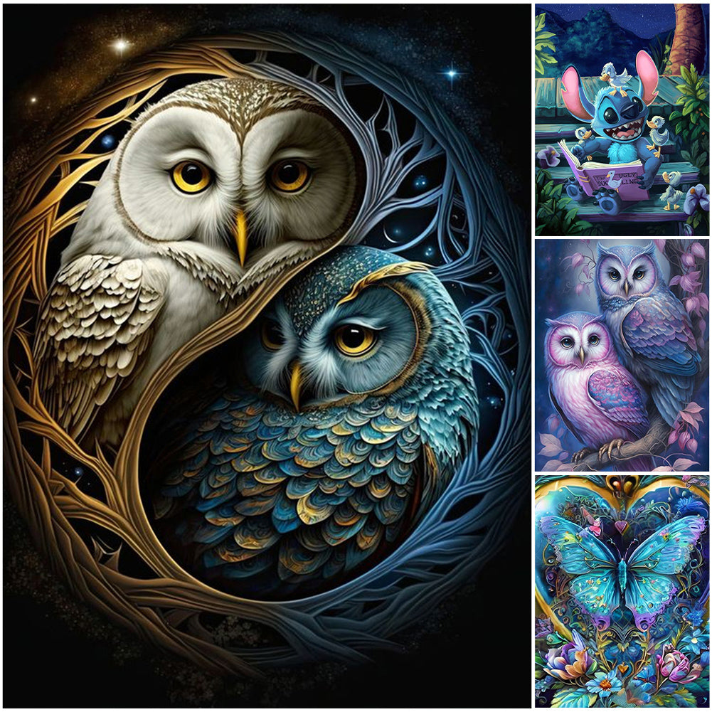 Diamond Painting - Full Round - animal series (30*40CM)