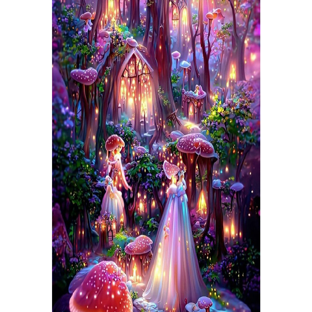 Diamond Painting - Full Round - colorful flowers (20*30CM)