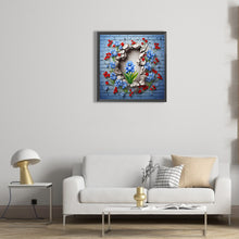 Load image into Gallery viewer, Diamond Painting - Full Round - flowers growing in the cracks of the wall (30*30CM)
