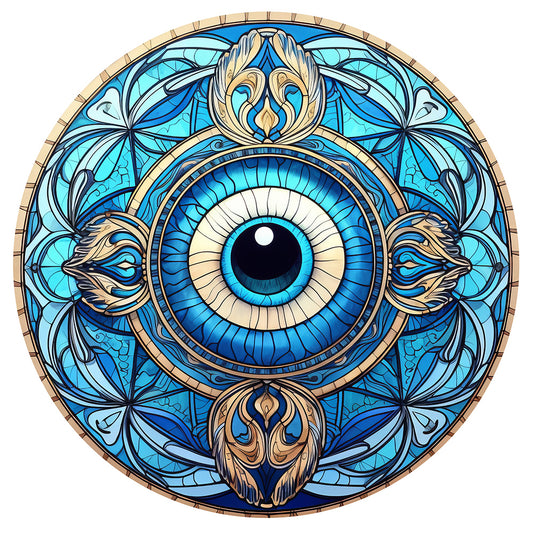 Diamond Painting - Full Round - eyeball mandala (30*30CM)