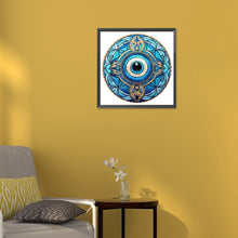 Load image into Gallery viewer, Diamond Painting - Full Round - eyeball mandala (30*30CM)
