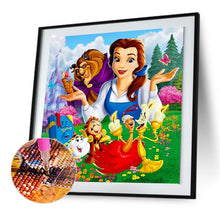 Load image into Gallery viewer, Diamond Painting - Full Round - beauty and the beast (30*30CM)
