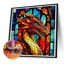 Load image into Gallery viewer, Diamond Painting - Full Round - fire dragon (30*30CM)
