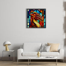 Load image into Gallery viewer, Diamond Painting - Full Round - fire dragon (30*30CM)
