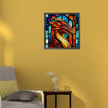 Load image into Gallery viewer, Diamond Painting - Full Round - fire dragon (30*30CM)
