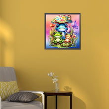 Load image into Gallery viewer, Diamond Painting - Full Round - three frogs (30*30CM)
