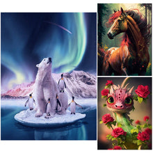 Load image into Gallery viewer, Diamond Painting - Full Round - animal (30*40CM)
