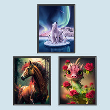Load image into Gallery viewer, Diamond Painting - Full Round - animal (30*40CM)
