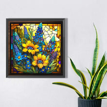 Load image into Gallery viewer, AB Diamond Painting - Full Round - Sunflower Glass Art (40*40CM)
