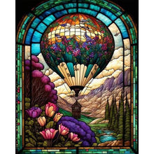 Load image into Gallery viewer, AB Diamond Painting - Full Round - Hot Air Balloon Glass Art (40*50CM)

