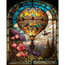 Load image into Gallery viewer, AB Diamond Painting - Full Round - Hot Air Balloon Glass Art (40*50CM)
