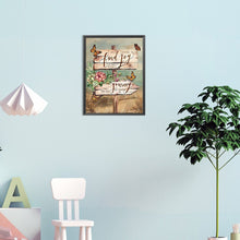 Load image into Gallery viewer, Diamond Painting - Full Round - flower sign bar (30*40CM)

