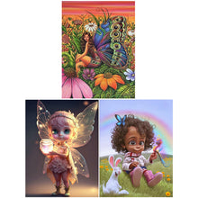 Load image into Gallery viewer, Diamond Painting - Full Round - elf girl (30*40CM)
