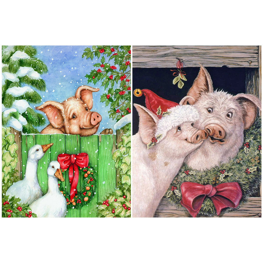 Diamond Painting - Full Round - piggy (30*40CM)