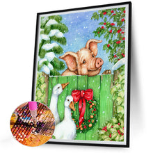 Load image into Gallery viewer, Diamond Painting - Full Round - piggy (30*40CM)

