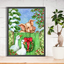 Load image into Gallery viewer, Diamond Painting - Full Round - piggy (30*40CM)
