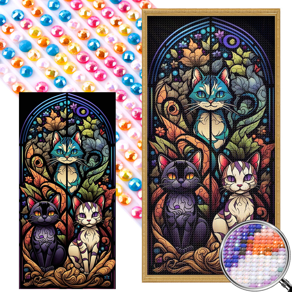 AB Diamond Painting - Full Round - animal series (40*80CM)