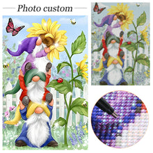 Load image into Gallery viewer, AB Diamond Painting - Full Round - woman with owl (40*70CM)
