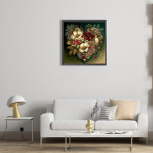 Load image into Gallery viewer, Diamond Painting - Full Round - love flower frame (30*30CM)
