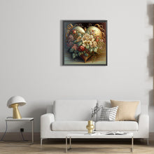 Load image into Gallery viewer, Diamond Painting - Full Round - love flower frame (30*30CM)
