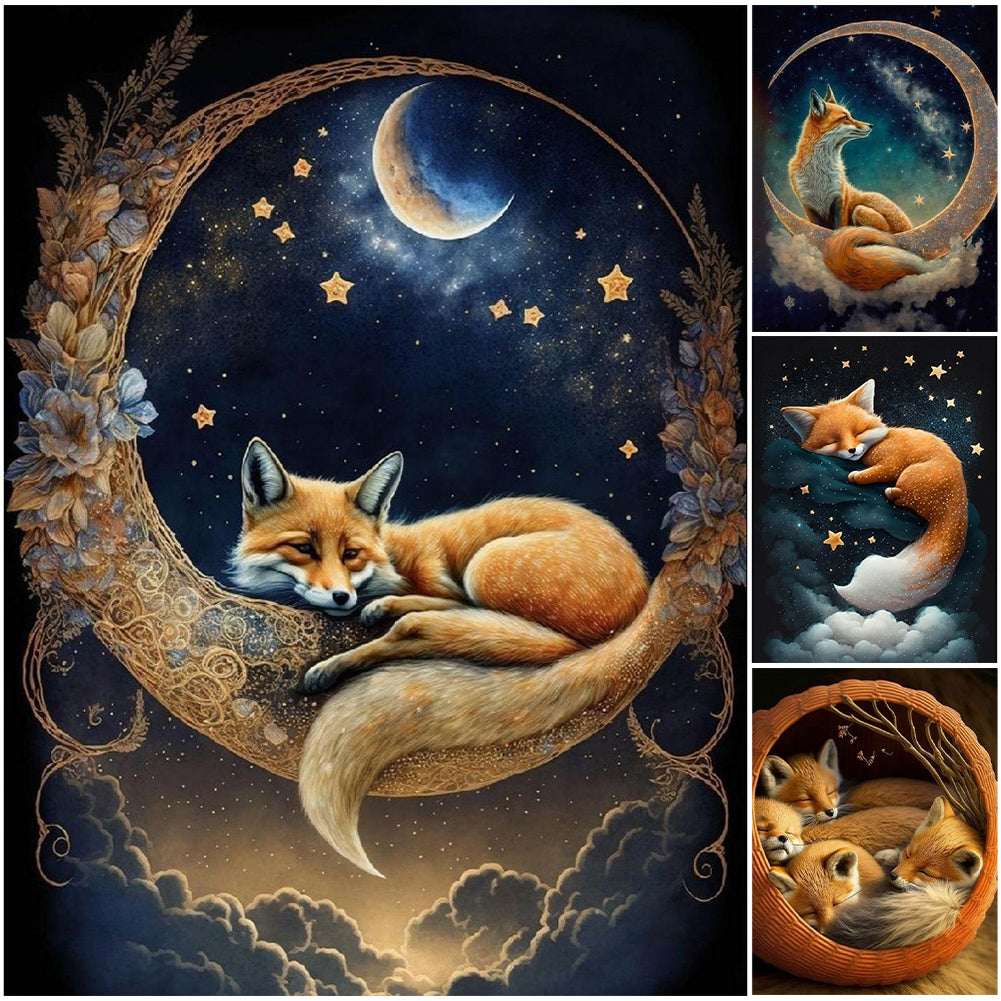 Diamond Painting - Full Round - fox (30*40CM)